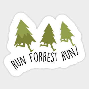 Run Forrest Run Sticker